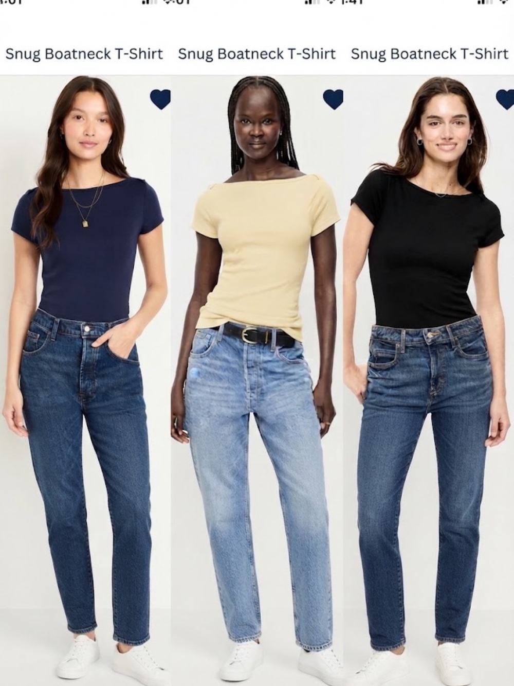 BUNDLE 3 Old Navy tshirt Navy, yellow, Black